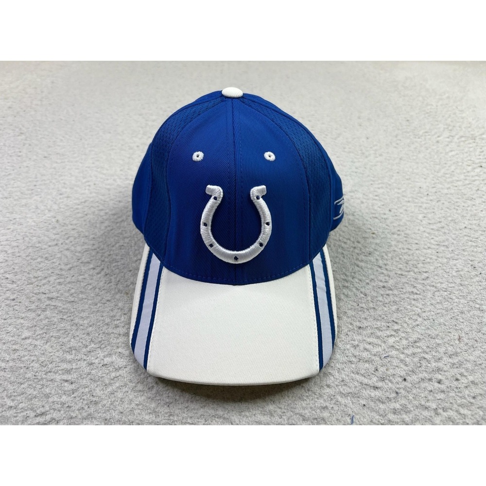 Indianapolis Colts Hat Mens Reebok NFL Equipment On Field Blue Strapback Cap OS